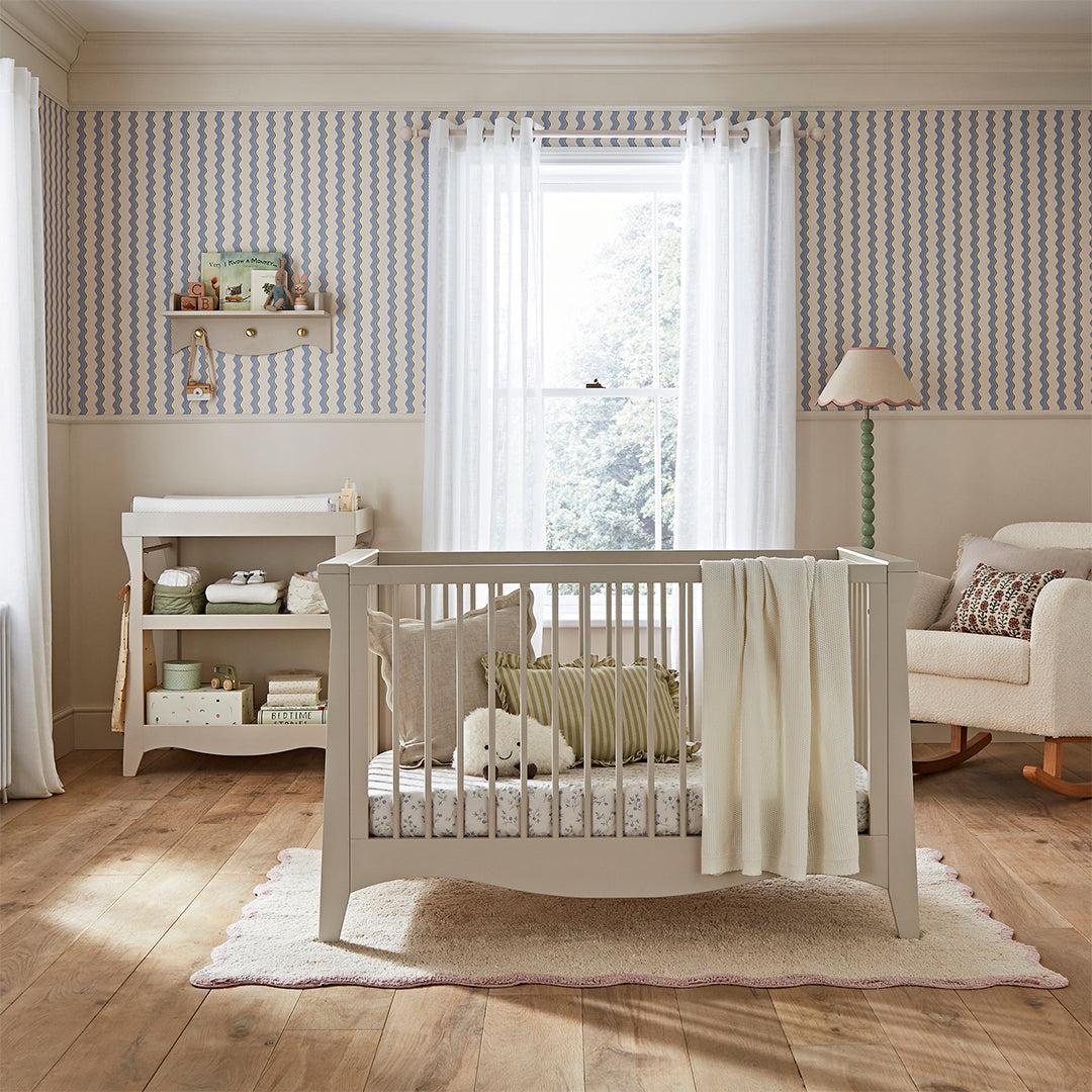 CuddleCo Clara Mini 2 Piece Nursery Furniture Set - Cashmere-Nursery Sets-Cashmere-One Size | Natural Baby Shower