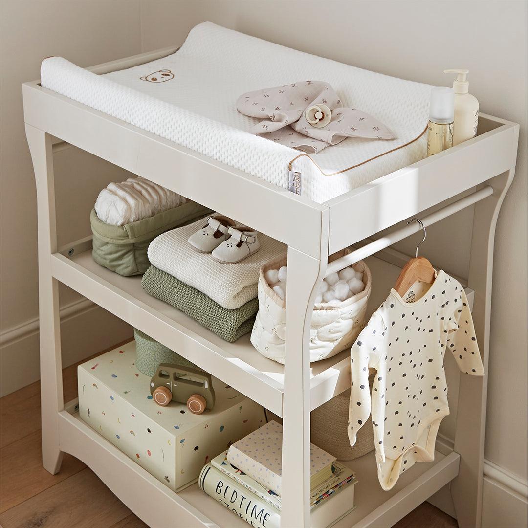 CuddleCo Clara Mini 2 Piece Nursery Furniture Set - Cashmere-Nursery Sets-Cashmere-One Size | Natural Baby Shower