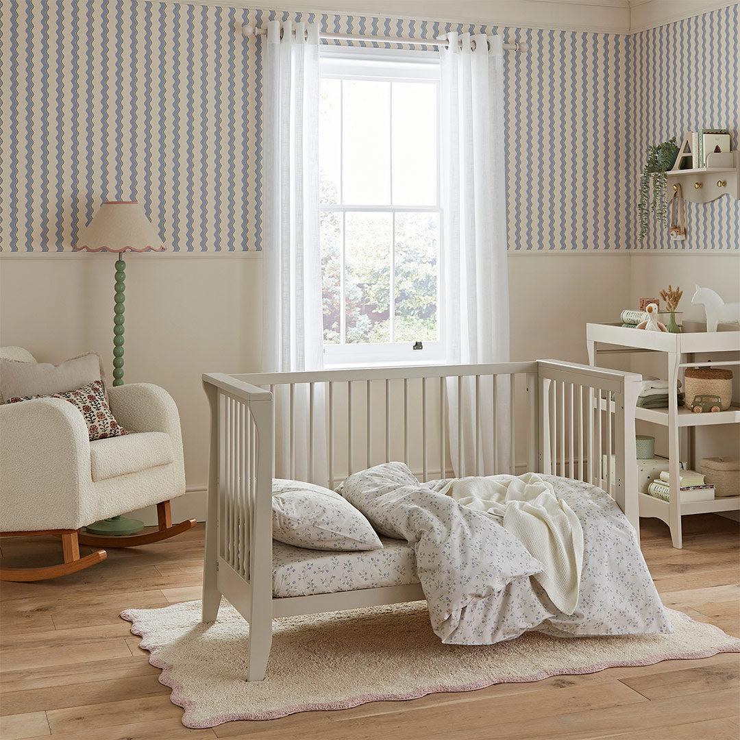 CuddleCo Clara Mini Cot Bed - Cashmere-Cots-Cashmere-Cot Bed | Natural Baby Shower