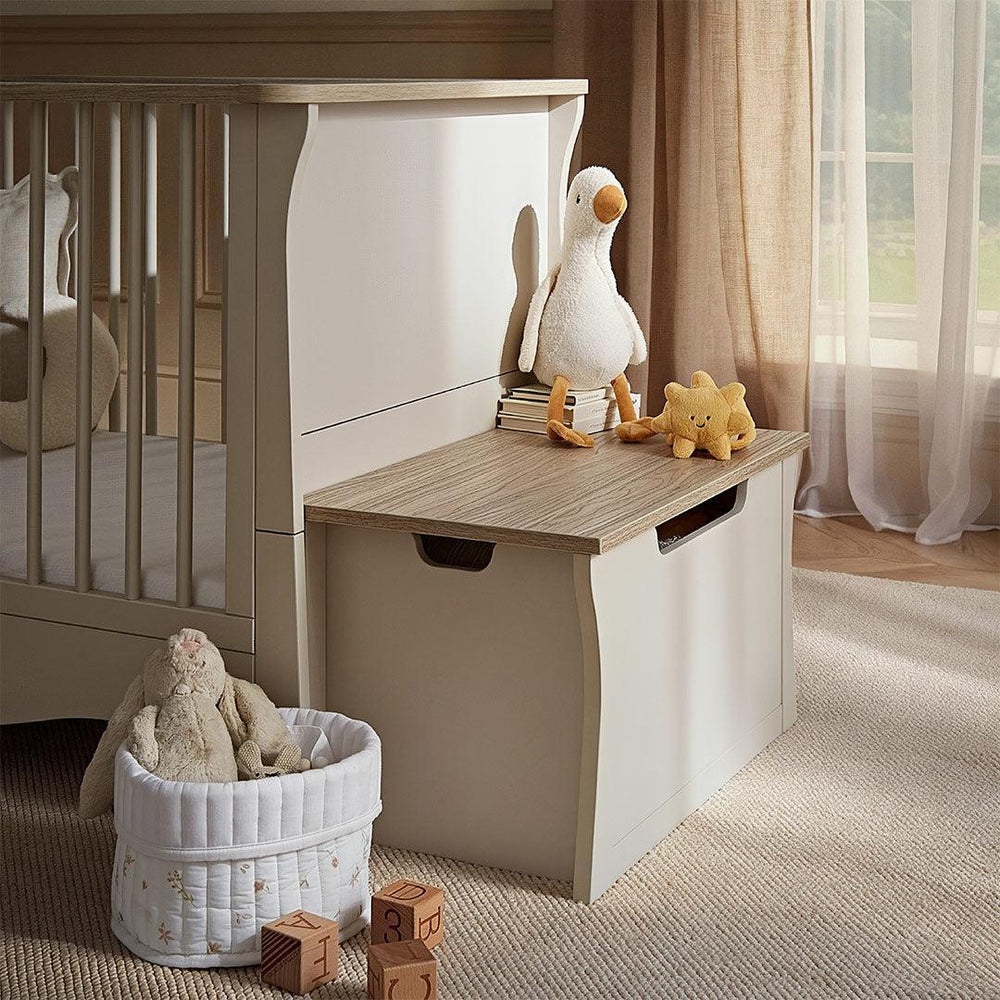 CuddleCo Clara Storage Box - Cashmere/Ash-Storage-Cashmere/Ash- | Natural Baby Shower