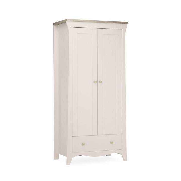 CuddleCo Clara 2-Door Double Wardrobe - Cashmere-Wardrobes-Cashmere- | Natural Baby Shower