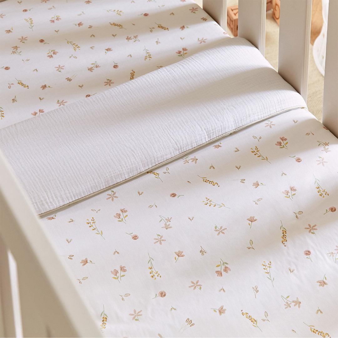 CuddleCo Cot Bed Quilt - Cashmere Meadow-Bedding Sets-Cashmere Meadow-Cot Bed | Natural Baby Shower