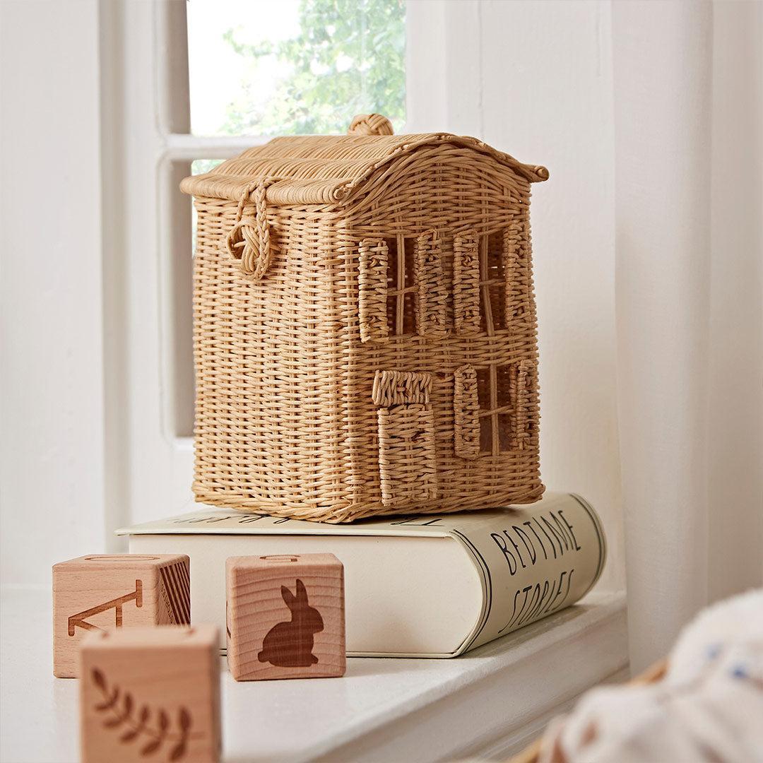 CuddleCo Country Cottage Storage Baskets - Set of 3 - Natural-Storage Baskets-Natural-One Size | Natural Baby Shower
