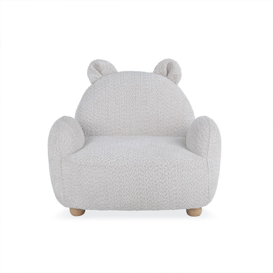 CuddleCo Bear Kids Chair - Boucle Mushroom-Tables + Seating-Boucle Mushroom- | Natural Baby Shower