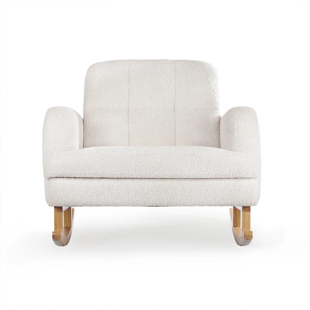 CuddleCo Etta Cuddle Chair - Boucle Off White-Feeding Chairs- | Natural Baby Shower