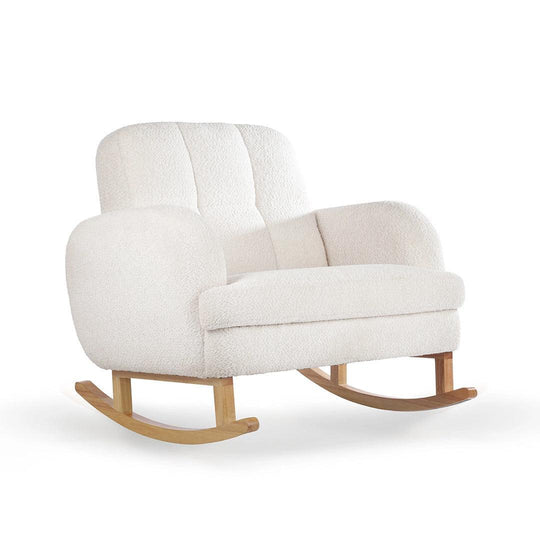 CuddleCo Etta Cuddle Chair - Boucle Off White-Feeding Chairs- | Natural Baby Shower
