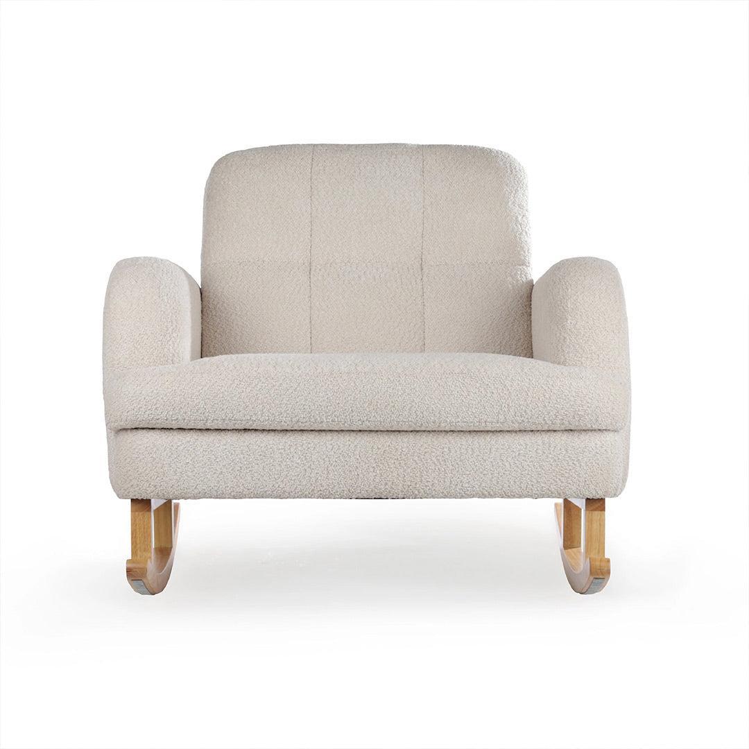 CuddleCo Etta Cuddle Chair - Boucle Mushroom-Feeding Chairs- | Natural Baby Shower