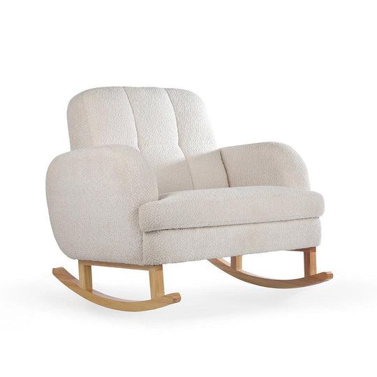 CuddleCo Etta Cuddle Chair - Boucle Mushroom-Feeding Chairs- | Natural Baby Shower