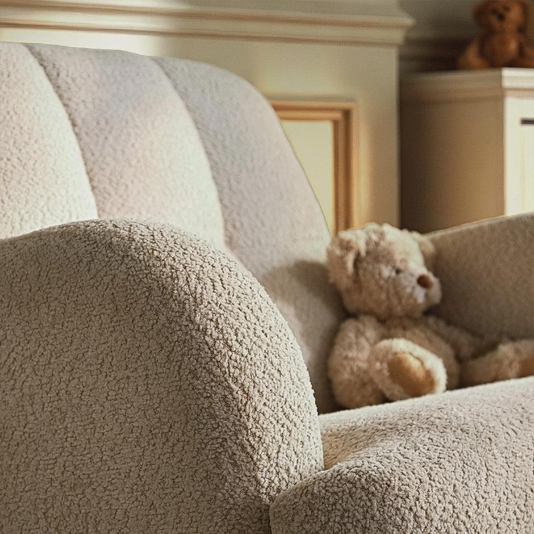 CuddleCo Etta Cuddle Chair - Boucle Mushroom-Feeding Chairs- | Natural Baby Shower