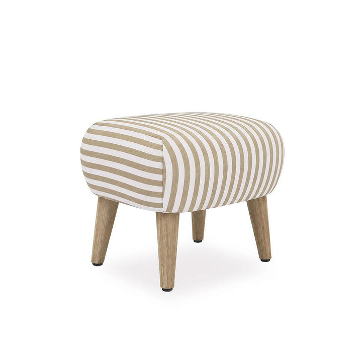 CuddleCo Etta Footstool - Beach Stripe-Footstools-Beach Stripe-One Size | Natural Baby Shower