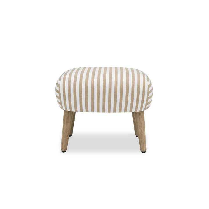 CuddleCo Etta Footstool - Beach Stripe-Footstools-Beach Stripe-One Size | Natural Baby Shower