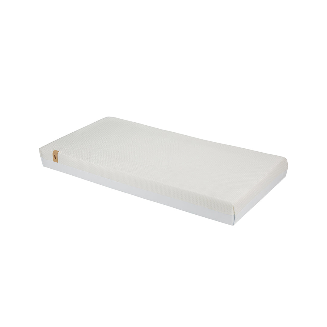 CuddleCo Harmony Hypo Allergenic Bamboo Sprung Cot Bed Mattress - White-Mattresses-White- | Natural Baby Shower