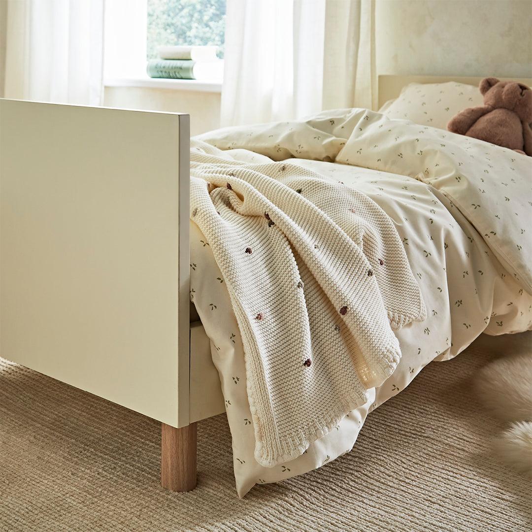 CuddleCo Harper 2 Piece Nursery Set - Cream & Ash-Nursery Sets-Cream & Ash-One Size | Natural Baby Shower