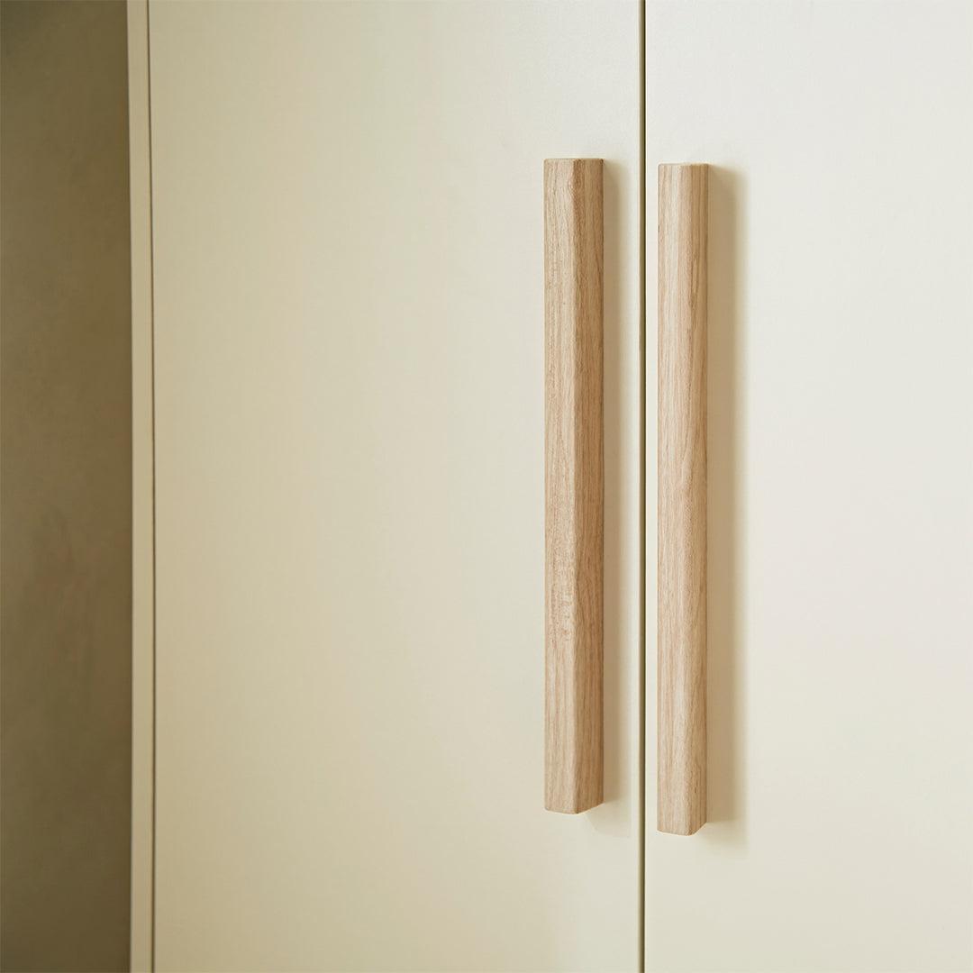 CuddleCo Harper Nursery Wardrobe - Cream & Ash-Wardrobes-Cream & Ash-One Size | Natural Baby Shower
