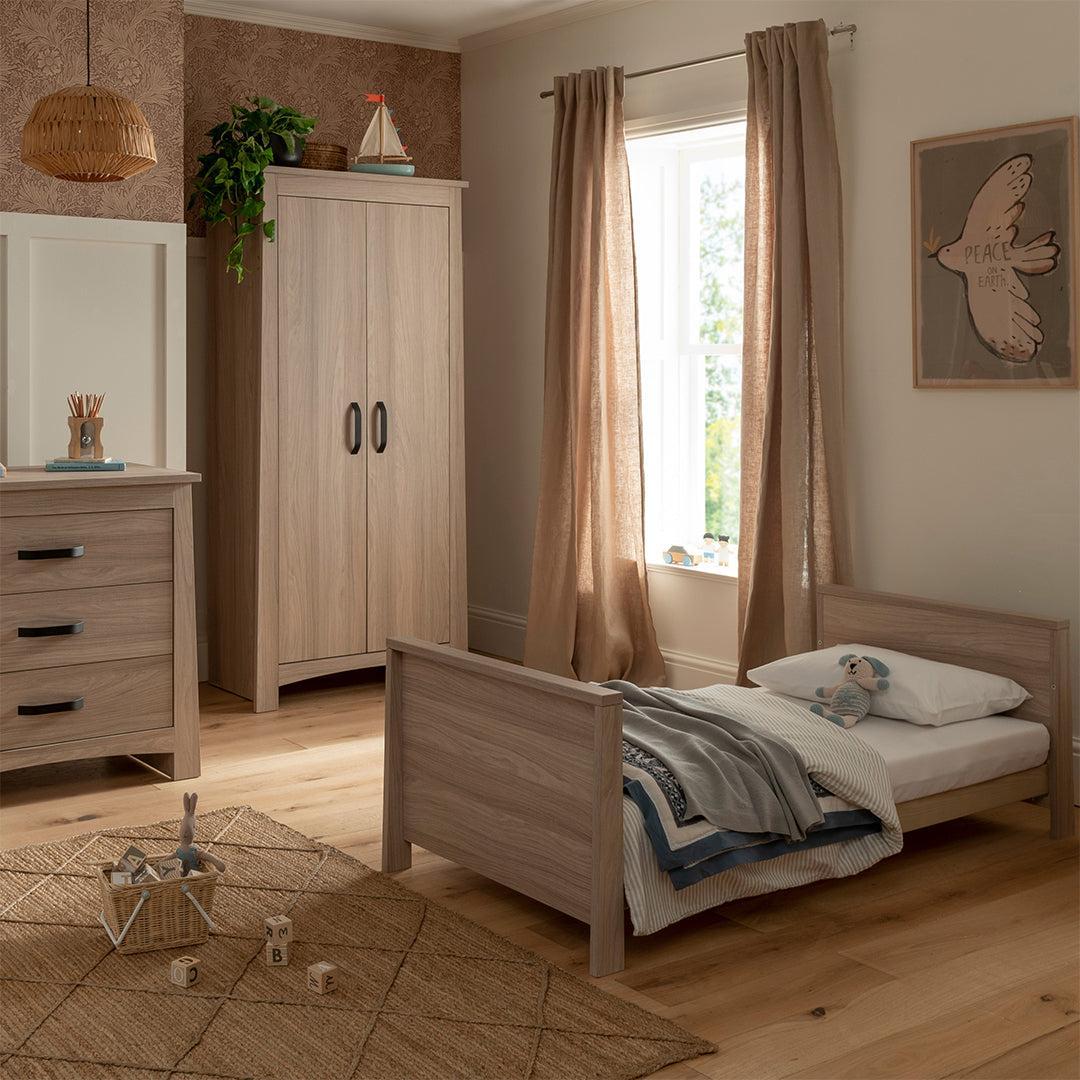 CuddleCo Isla Cot Bed - Ash-Cot Beds-Ash-Cot Bed | Natural Baby Shower