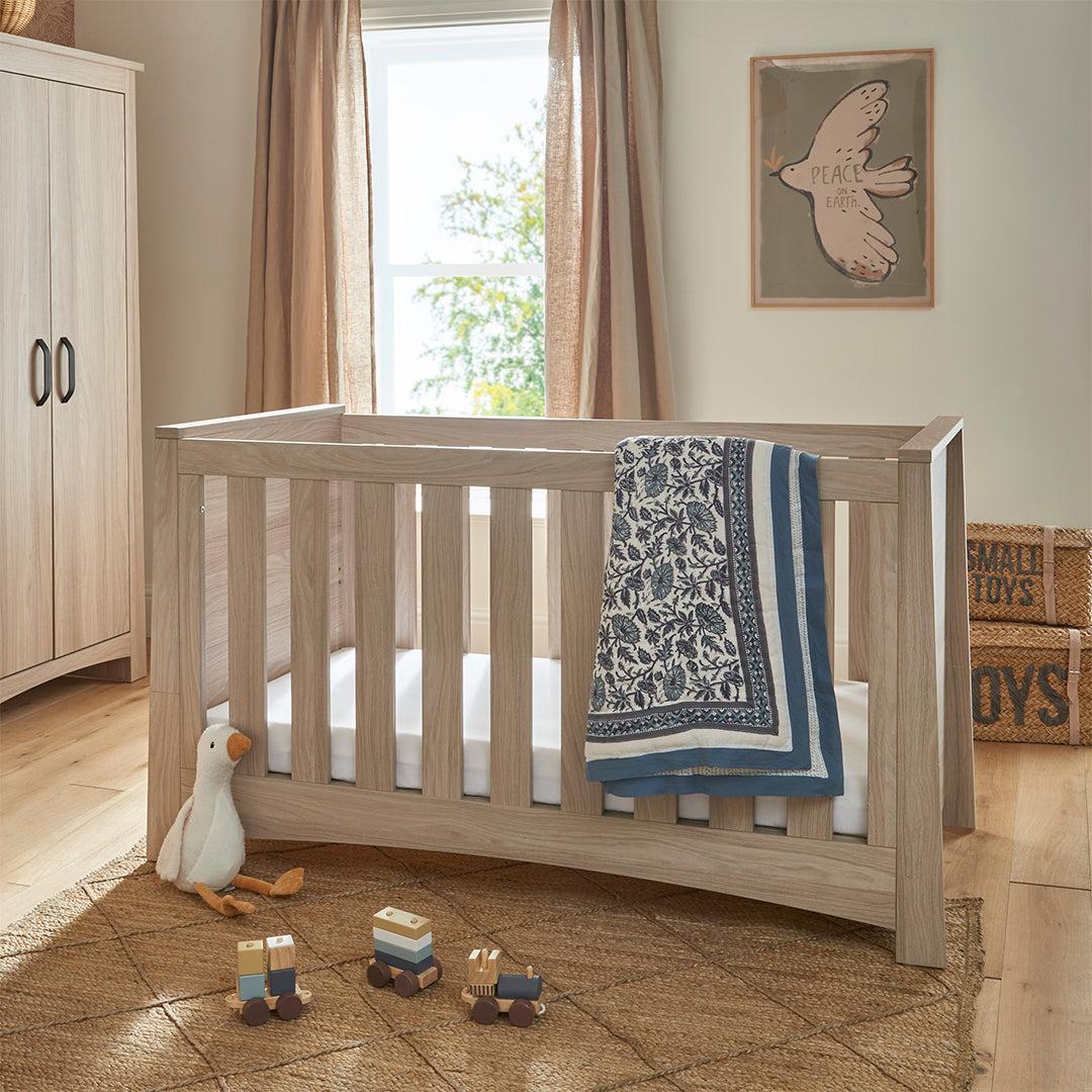 CuddleCo Isla Cot Bed - Ash-Cot Beds-Ash-Cot Bed | Natural Baby Shower