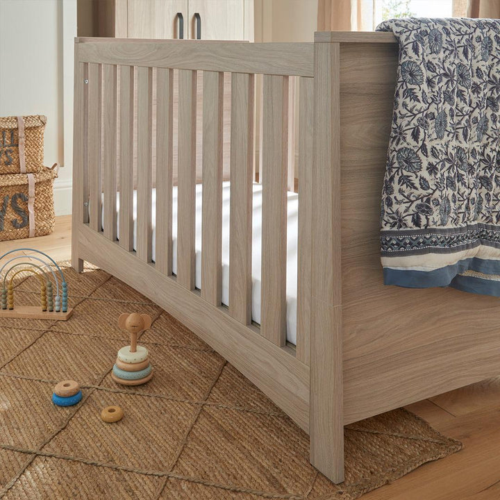 CuddleCo Isla Cot Bed - Ash-Cot Beds-Ash-Cot Bed | Natural Baby Shower