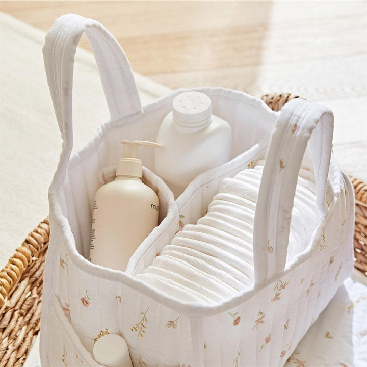 CuddleCo Nappy Caddy - Cashmere Meadow-Nappy Laundry + Storage-Cashmere Meadow- | Natural Baby Shower