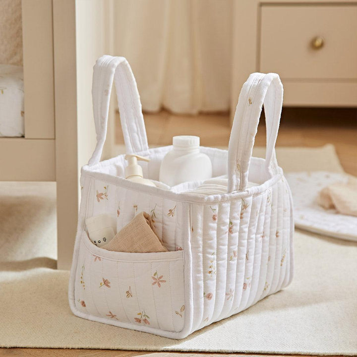CuddleCo Nappy Caddy - Cashmere Meadow-Nappy Laundry + Storage-Cashmere Meadow- | Natural Baby Shower