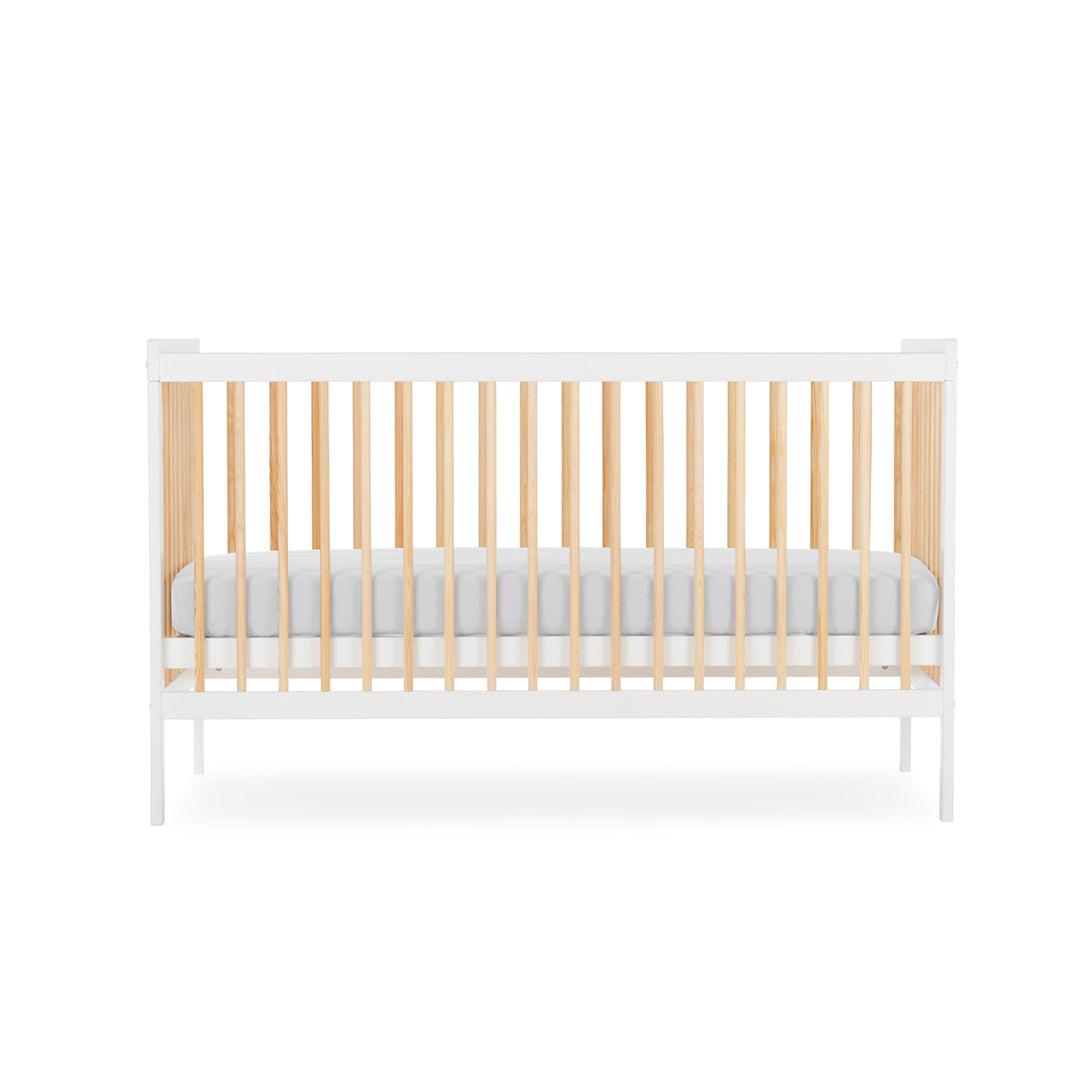 CuddleCo Nola Cot Bed - White/Natural