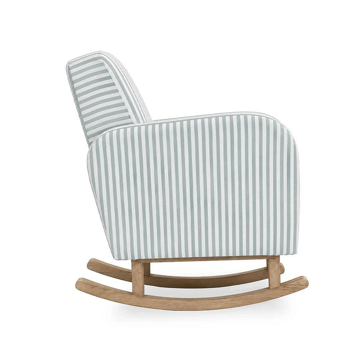 CuddleCo Etta Nursing Chair - Sea Salt Stripe-Feeding Chairs-Sea Salt Stripe-One Size | Natural Baby Shower