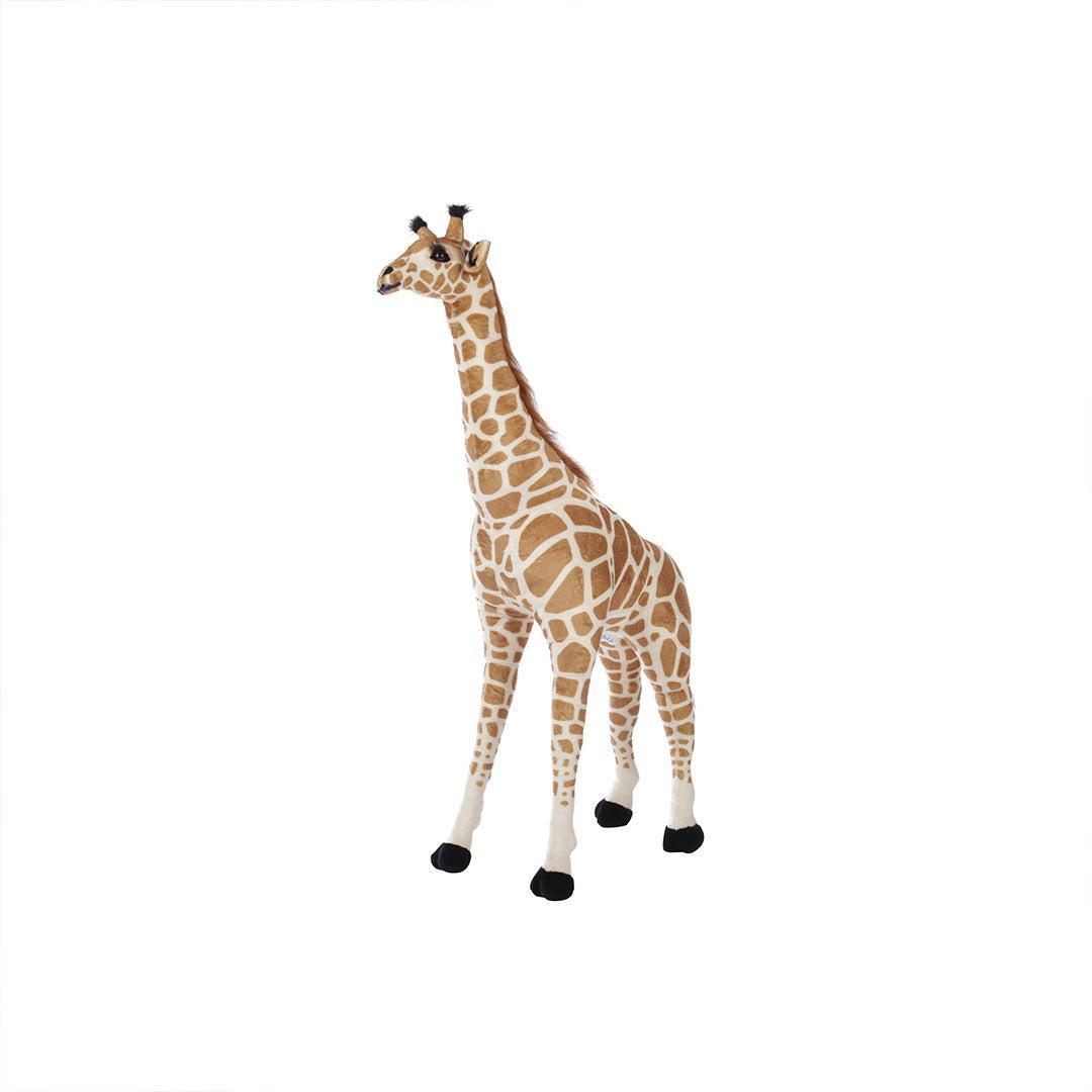 CuddleCo Small Standing Giraffe Stuffed Animal - Natural-Soft Toys-Natural-One Size | Natural Baby Shower