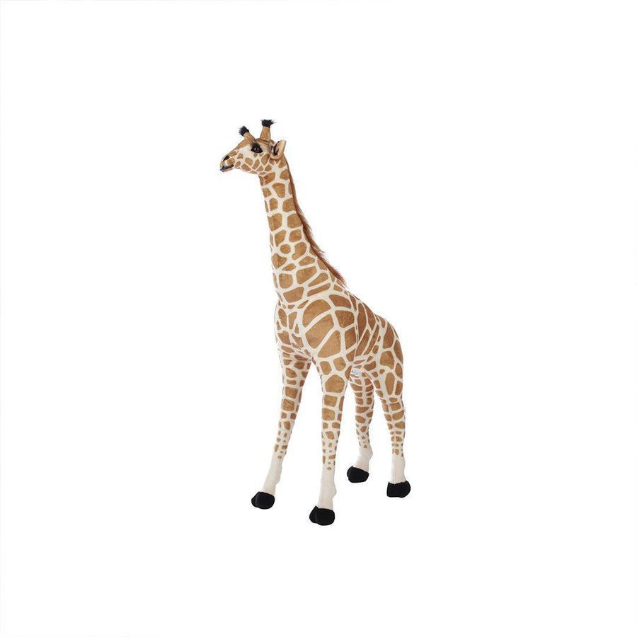 CuddleCo Small Standing Giraffe Stuffed Animal - Natural-Soft Toys-Natural-One Size | Natural Baby Shower