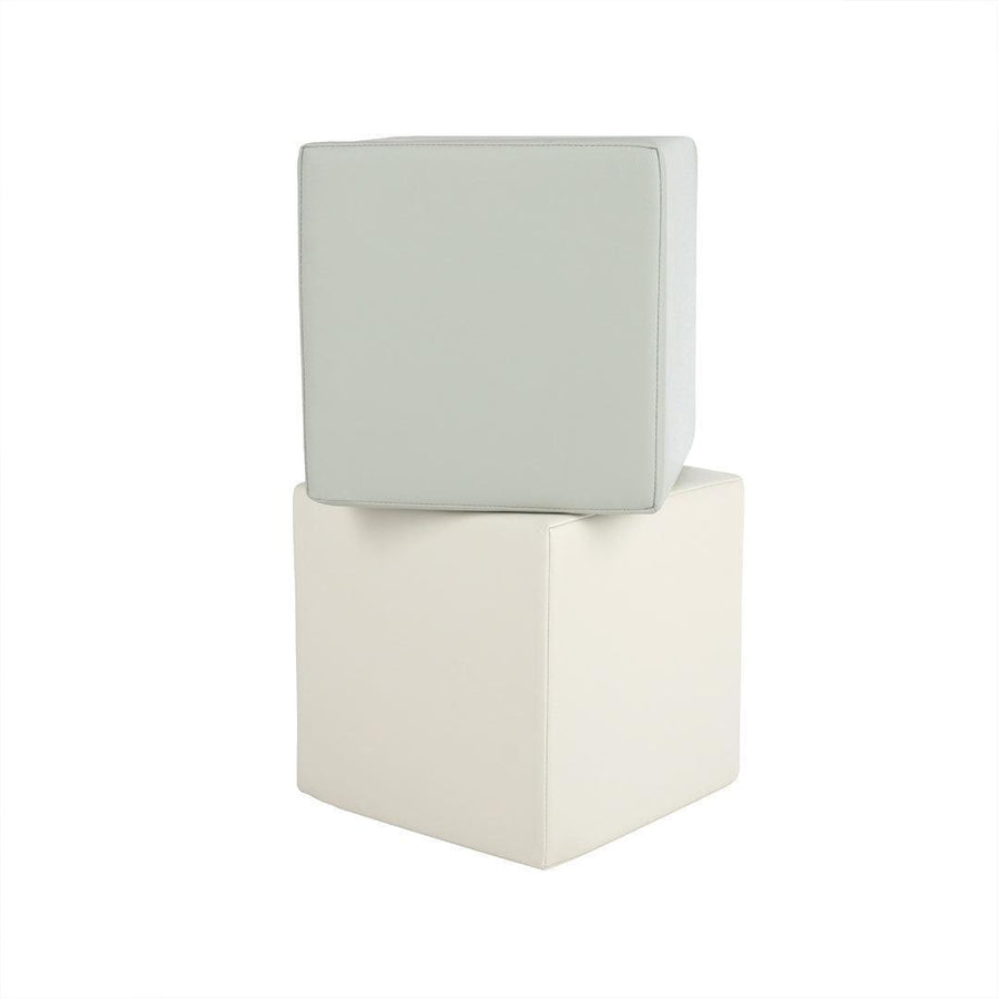 CuddleCo Soft Play Cubes 2pc - Sea Salt/Pebble-Soft Play-Salt/Pebble- | Natural Baby Shower