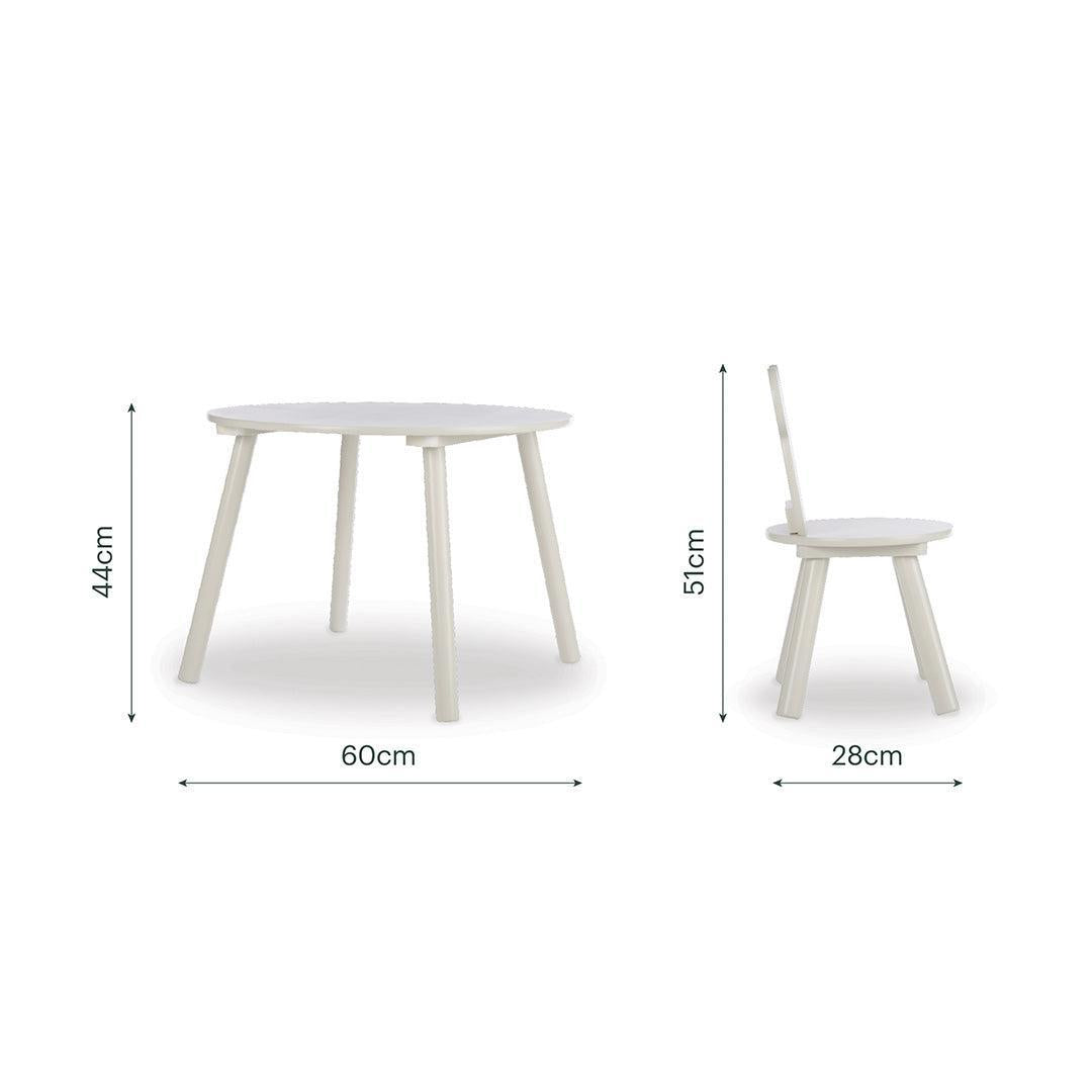 CuddleCo Play Table with 2 Chairs - Bear-Climbing Frames-Bear- | Natural Baby Shower