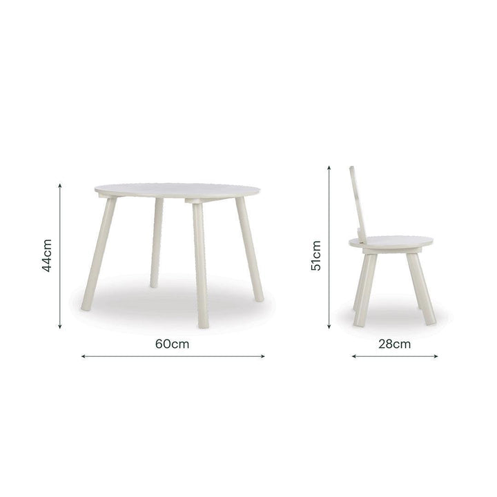 CuddleCo Play Table with 2 Chairs - Bear-Climbing Frames-Bear- | Natural Baby Shower