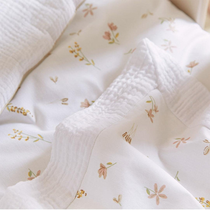 CuddleCo Universal Crib/ Co Sleeper Bedding Set - Cashmere Meadow-Bedding Sets-Cashmere Meadow-Crib | Natural Baby Shower