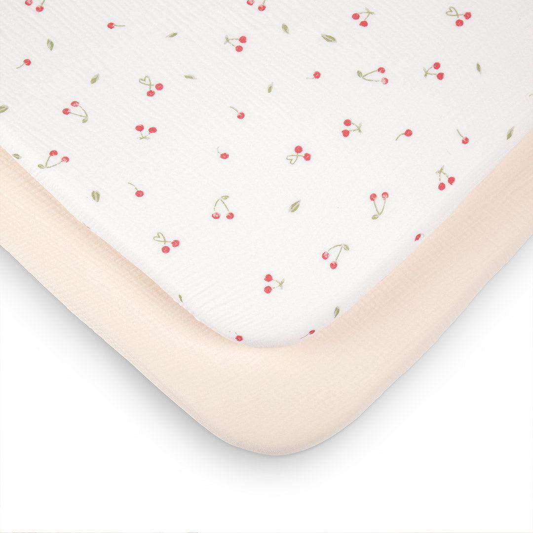 CuddleCo Universal Crib/ Co Sleeper Bedding Set - Ditsy Cherry-Bedding Sets-Ditsy Cherry-Crib | Natural Baby Shower