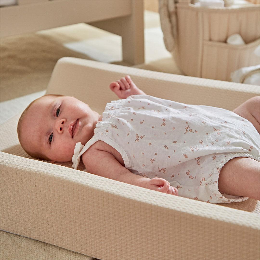 CuddleCo Wedge Changing Mat - Cashmere Waffle-Changing Mats-Cashmere Waffle- | Natural Baby Shower