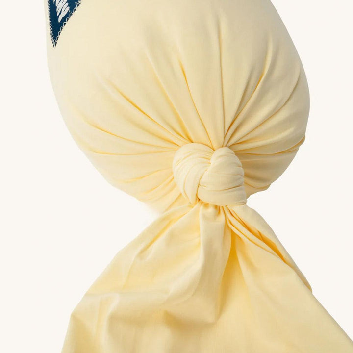 Cushy Puff Pregnancy Pillow Cover - Mellow Yellow-Pregnancy Pillow Covers-Mellow Yellow- | Natural Baby Shower