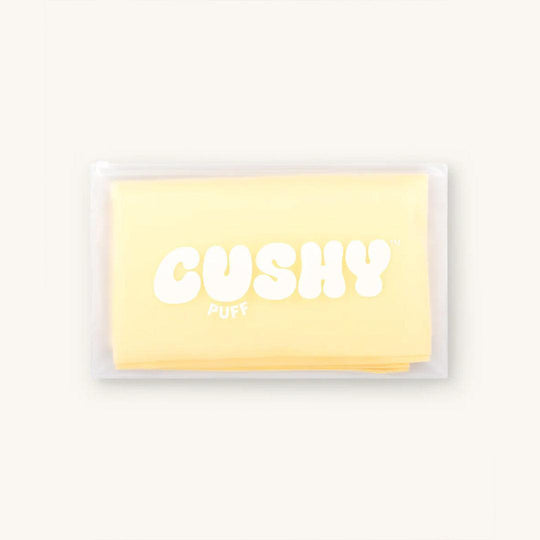 Cushy Puff Pregnancy Pillow Cover - Mellow Yellow-Pregnancy Pillow Covers-Mellow Yellow- | Natural Baby Shower