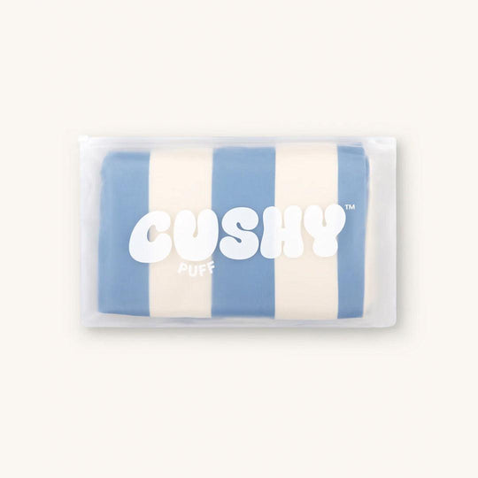 Cushy Puff Pregnancy Pillow Cover - Sky Blue-Pregnancy Pillow Covers-Sky Blue Cover- | Natural Baby Shower