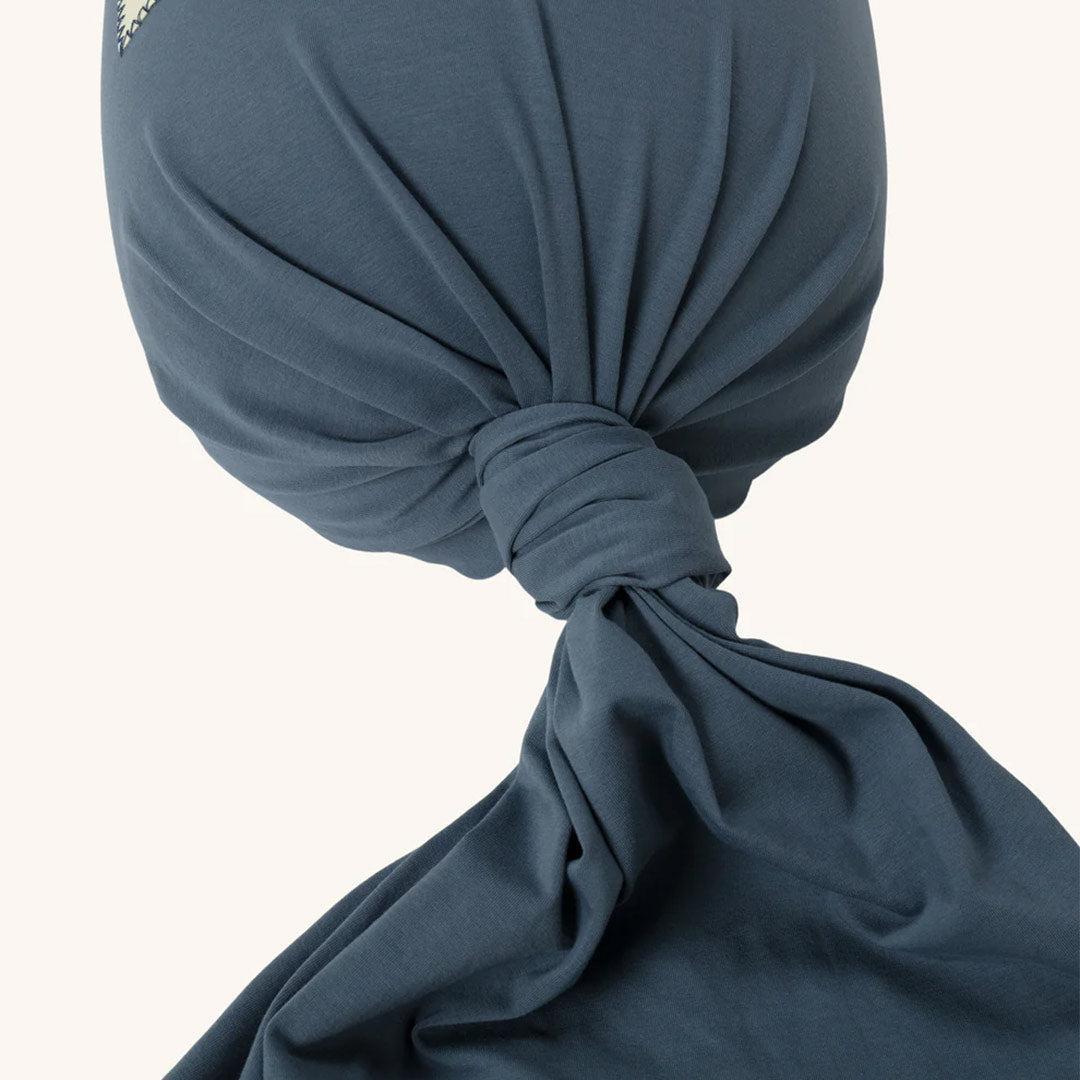 Cushy Puff Pregnancy Pillow Cover - Stone Blue-Pregnancy Pillow Covers-Stone Blue- | Natural Baby Shower