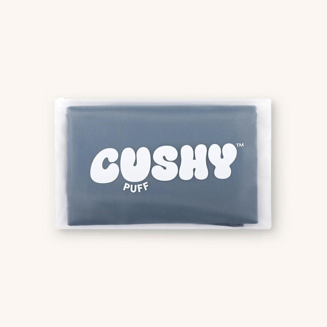 Cushy Puff Pregnancy Pillow Cover - Stone Blue-Pregnancy Pillow Covers-Stone Blue- | Natural Baby Shower