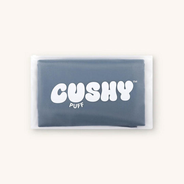 Cushy Puff Pregnancy Pillow Cover - Stone Blue-Pregnancy Pillow Covers-Stone Blue- | Natural Baby Shower