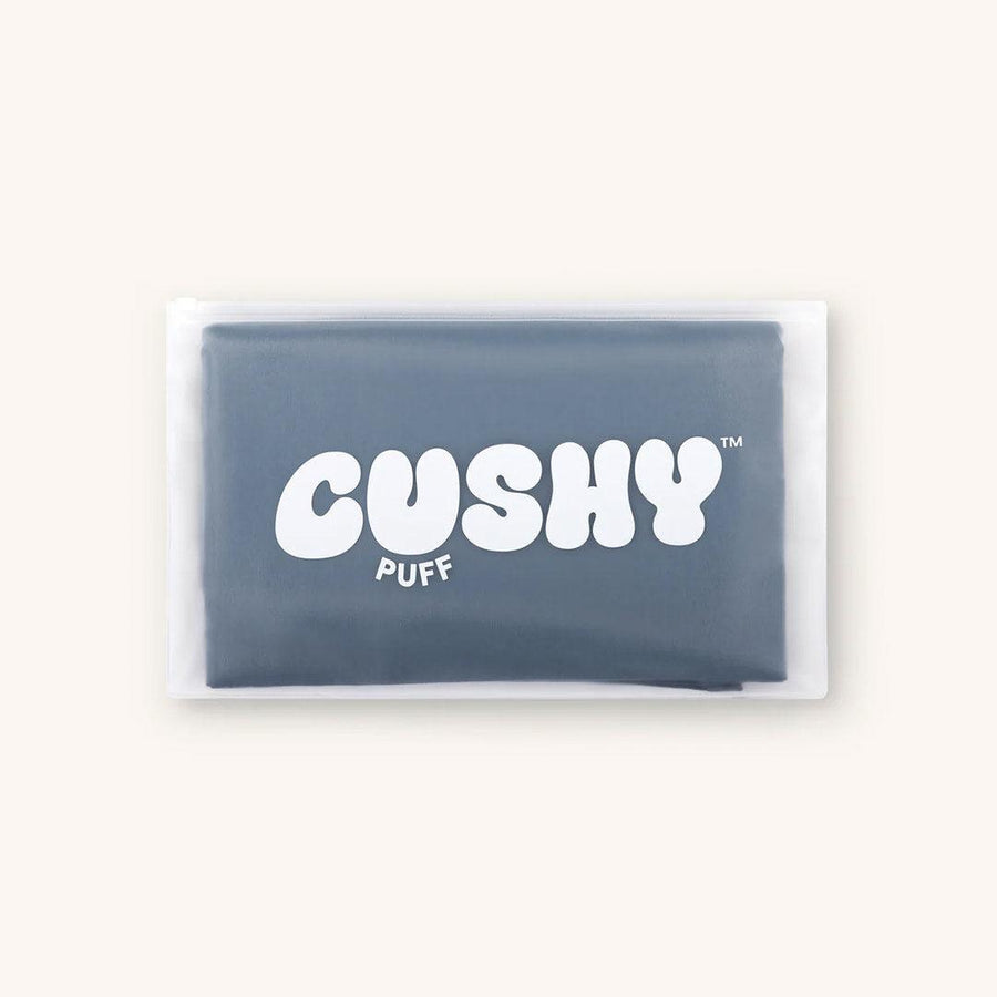 Cushy Puff Pregnancy Pillow Cover - Stone Blue-Pregnancy Pillow Covers-Stone Blue- | Natural Baby Shower