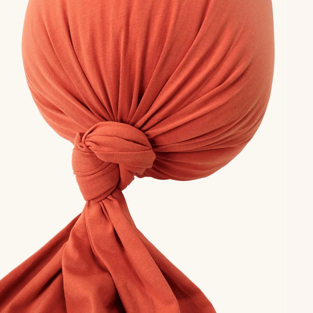 Cushy Puff Pregnancy Pillow Cover - Terracotta Red-Pregnancy Pillow Covers-Terracotta Red- | Natural Baby Shower