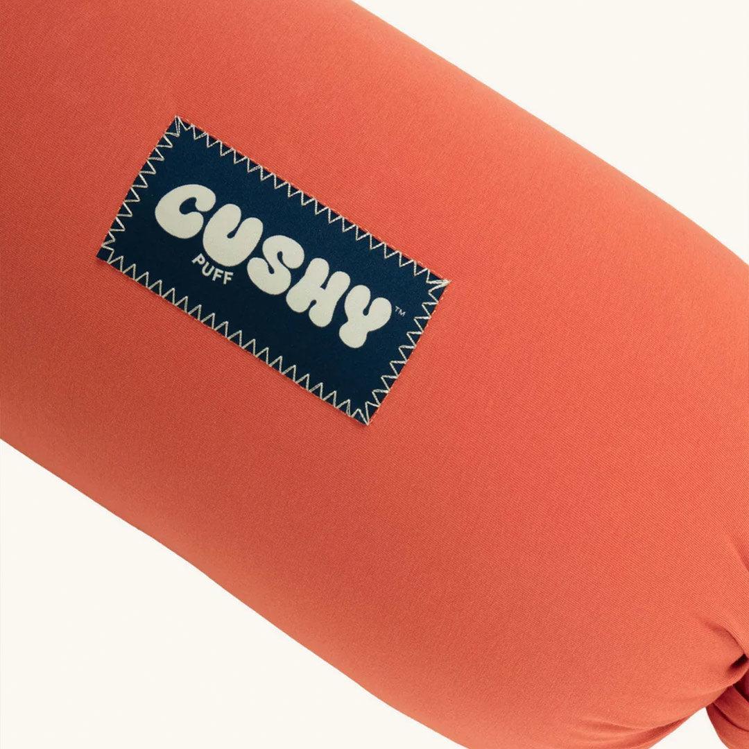 Cushy Puff Pregnancy Pillow Cover - Terracotta Red-Pregnancy Pillow Covers-Terracotta Red- | Natural Baby Shower