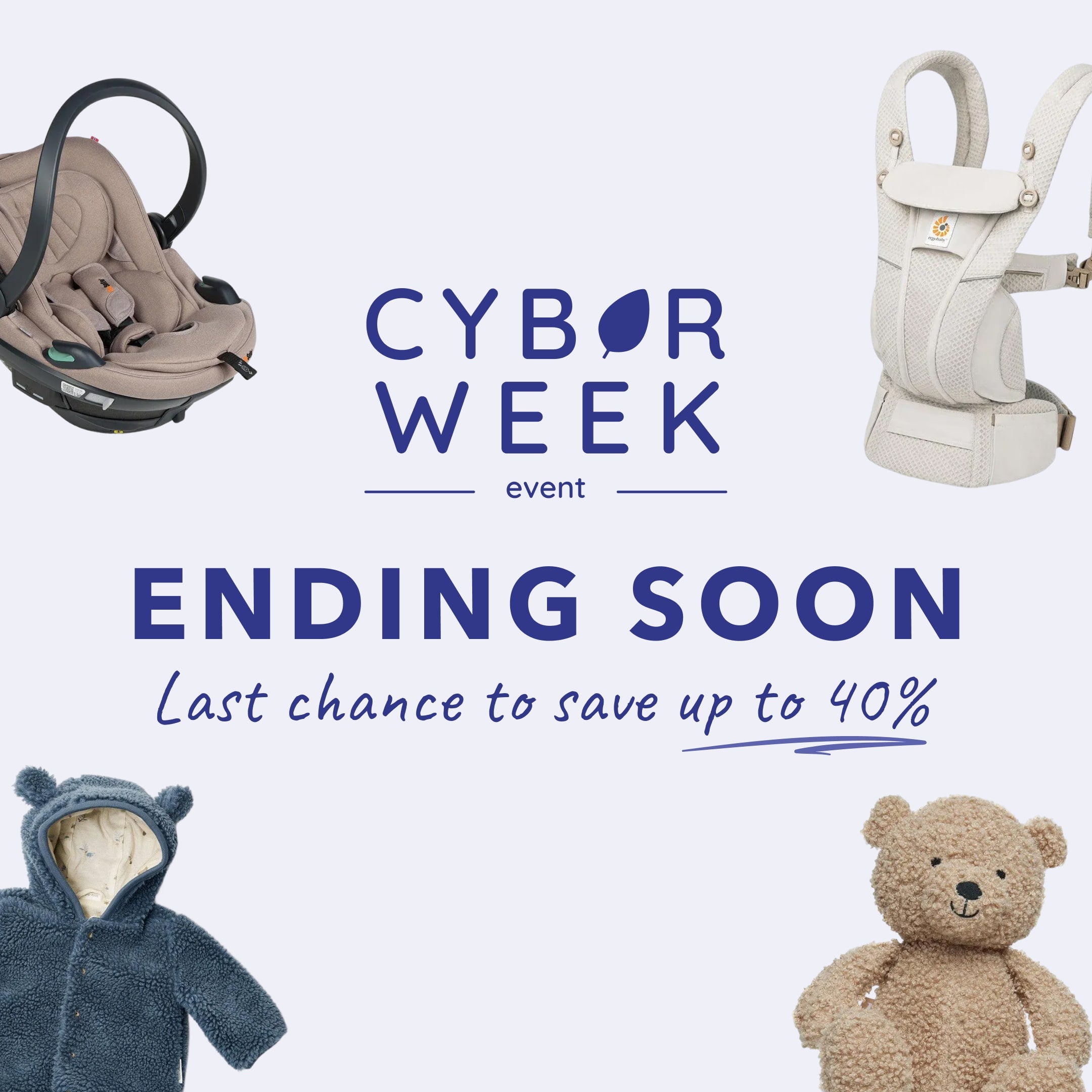 cyber-week-ending-soon-homepage-banner-mobile | Natural Baby Shower