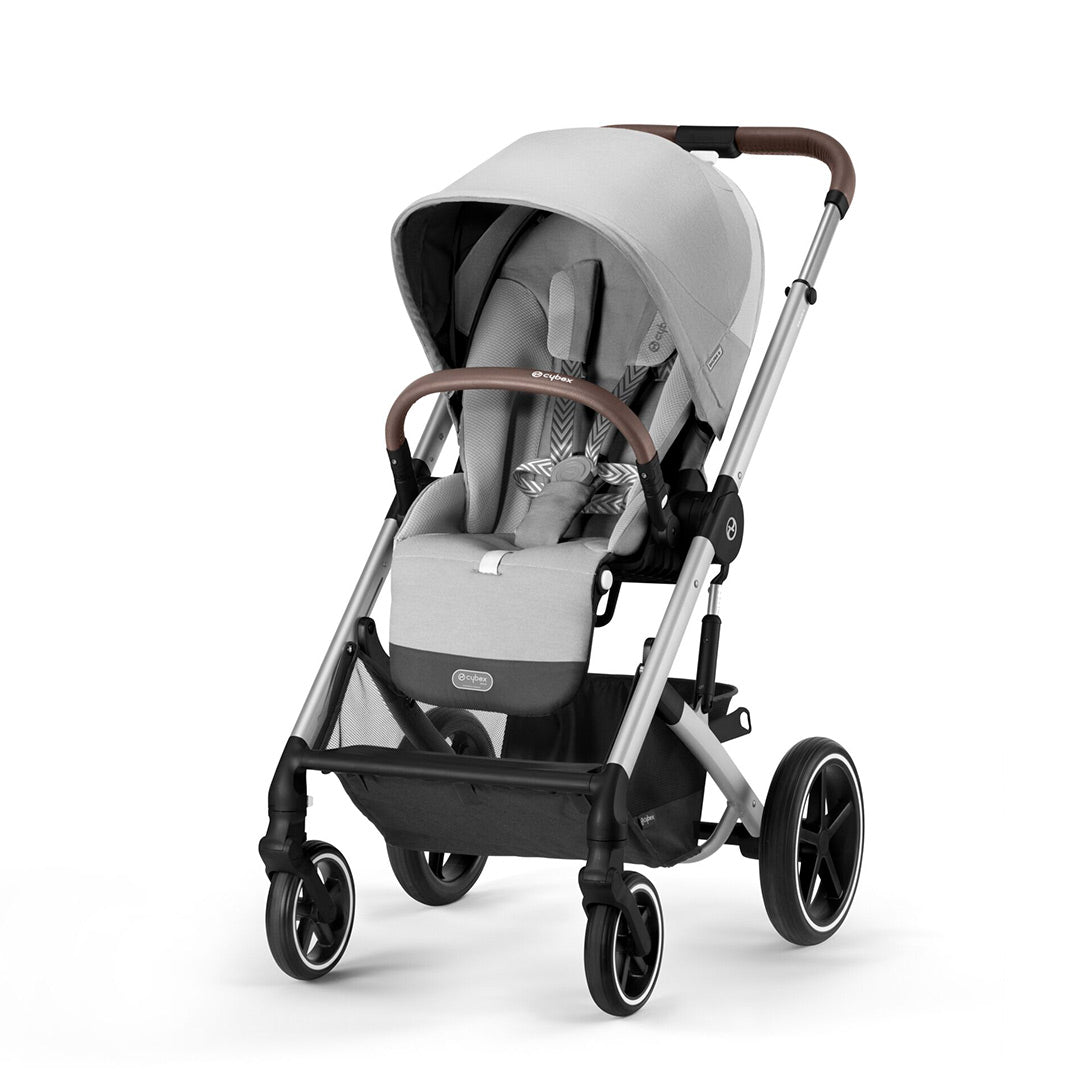 CYBEX Balios S Lux + Cloud T Luxury Bundle - Lava Grey-Travel Systems-No Base-SNOGGA Footmuff | Natural Baby Shower