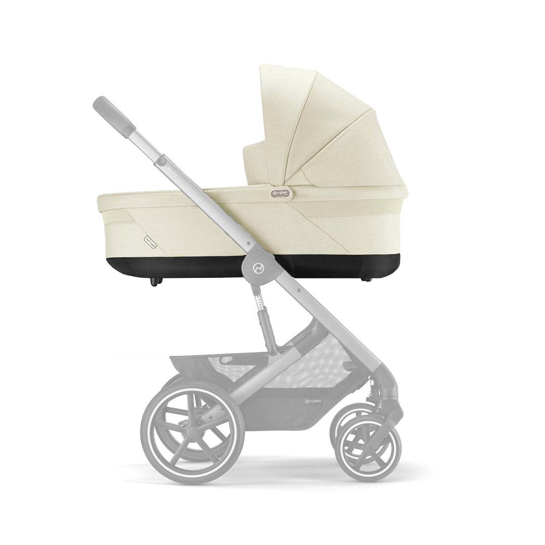 CYBEX Balios S Lux + Cloud T Luxury Bundle - Seashell Beige-Travel Systems-No Base-SNOGGA Footmuff | Natural Baby Shower