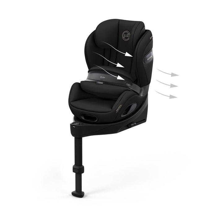 CYBEX Anoris S Comfort Car Seat with Airbag - Sepia Black-Car Seats- | Natural Baby Shower