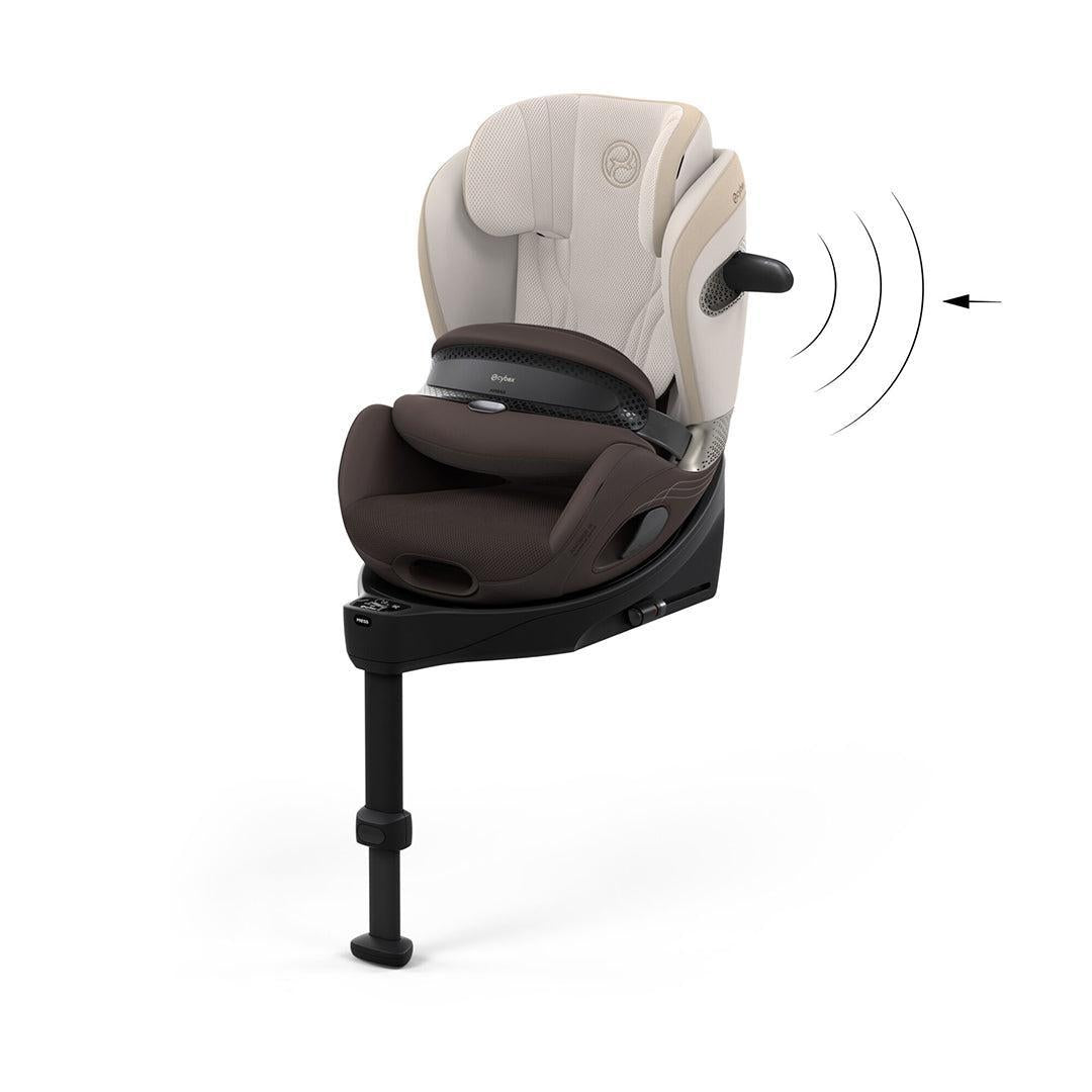 CYBEX Anoris S Style Car Seat with Airbag - Amber Brown-Car Seats- | Natural Baby Shower