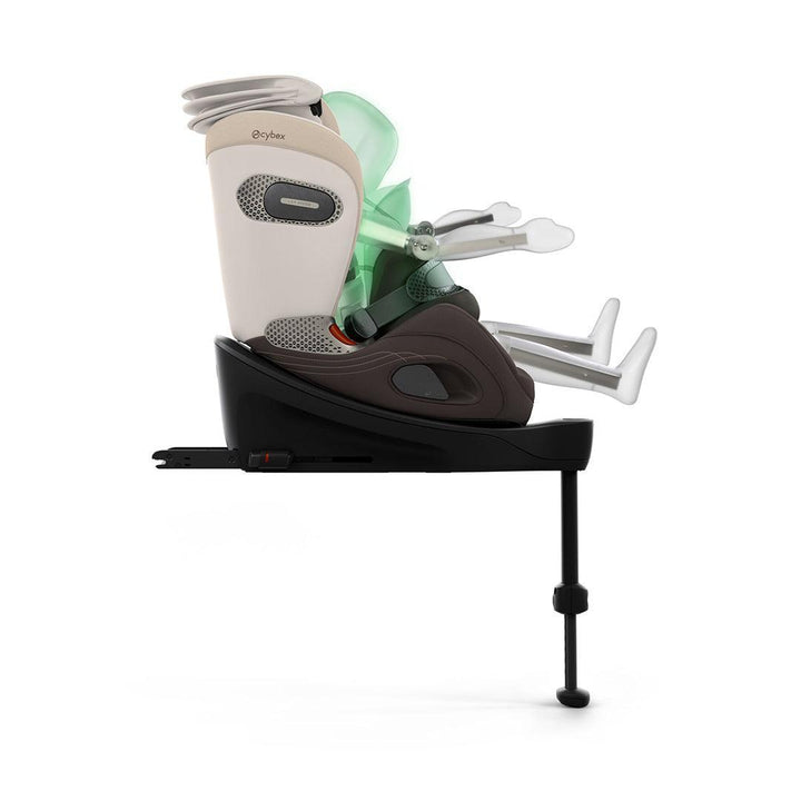 CYBEX Anoris S Style Car Seat with Airbag - Amber Brown-Car Seats- | Natural Baby Shower