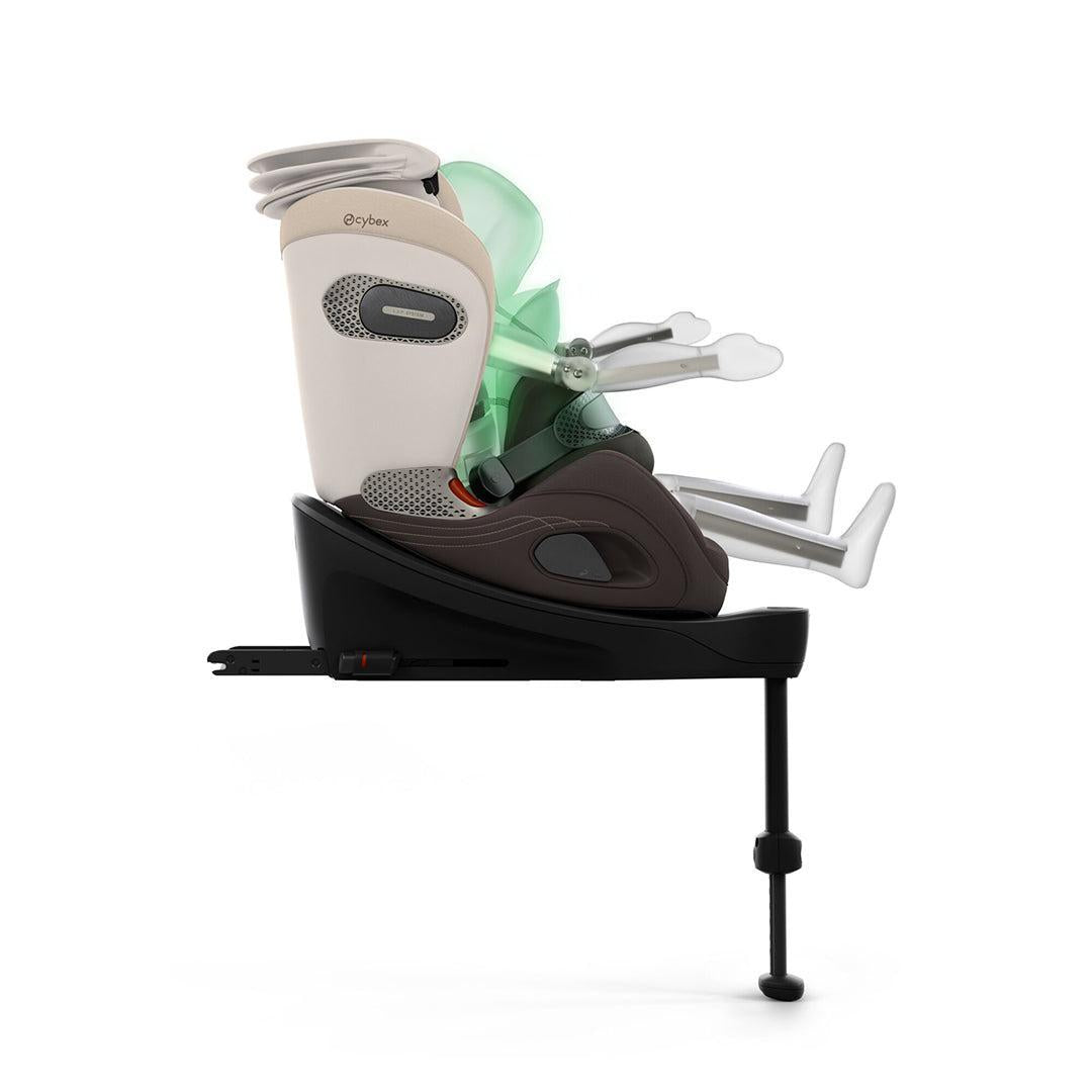 CYBEX Anoris Si Style Car Seat with Airbag - Amber Brown-Car Seats- | Natural Baby Shower