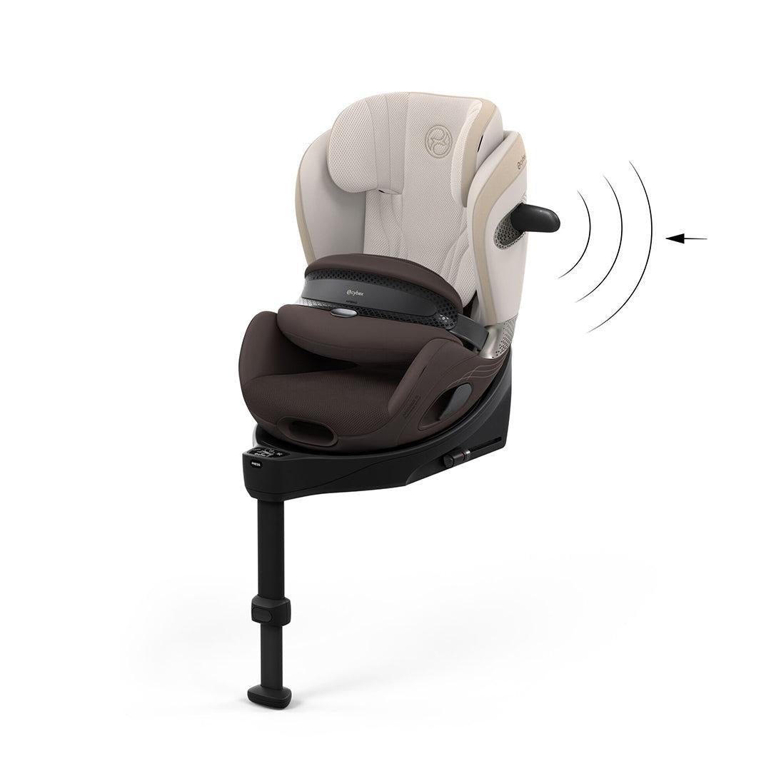 CYBEX Anoris Si Style Car Seat with Airbag - Amber Brown-Car Seats- | Natural Baby Shower